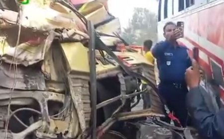 নগরকান্দায় সড়ক দুর্ঘটনায় একাধিক ব্যক্তি আহত