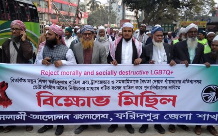 ইসলামী আন্দোলন বাংলাদেশ ফরিদপুর জেলা শাখার উদ্যোগে বিক্ষোভ মিছিল ‌ ও পথসভা অনুষ্ঠিত