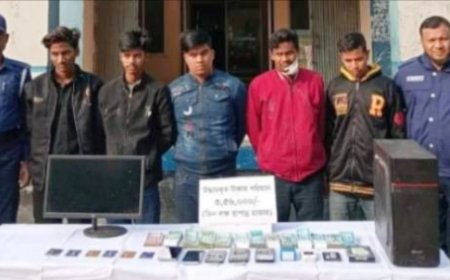 কিশোরগঞ্জে থাই ও ভিসা প্রতারণা চক্রের ৫ সদস্য গ্রেফতার