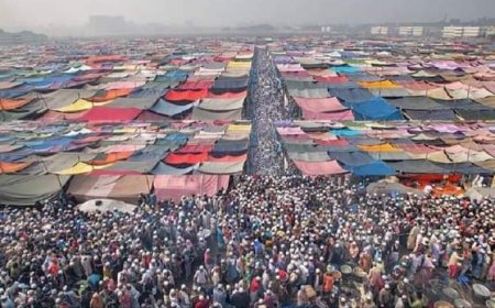 বিশ্ব ইজতেমায় লাখো মুসল্লির অংশ গ্রহনে জুম্মার নামাজ অনুষ্ঠিত 