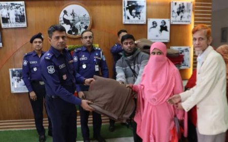 ফরিদপুর জেলার বধিরদের মাঝে শীতের কম্বল বিতরণ