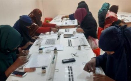 সৈয়দপুরে মিন্নির কারখানায় তৈরি হচ্ছে নারীর সৌন্দর্যের আইল্যাশ