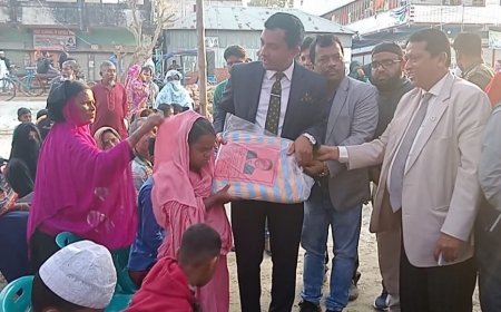 ভাঙ্গায় হাইলাইট ফাউন্ডেশনের আয়োজনে অটিস্টিক- প্রতিবন্ধীদের মাঝে কম্বল বিতরণ 