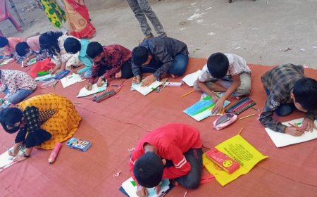 ফরিদপুরে সরস্বতী পূজা উপলক্ষে আইডিয়াল ক্লাবের উদ্যোগে শিশু-কিশোরদের চিত্রাংকন প্রতিযোগিতা