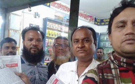 ফরিদপুরের কানাইপুরে বিএনপির গনসংযোগ ও লিফলেট বিতরণ অনুষ্ঠিত