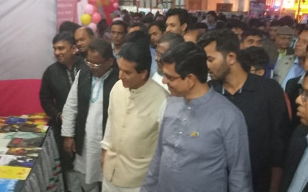 ফরিদপুরে ৭ দিন ব্যাপী অমর একুশে গ্রন্থমেলার উদ্বোধন