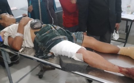 থানচিতে চাঁন্দের গাড়ি চাক্কায় পিষ্টে বৃদ্ধার পা ভাঙ্গল