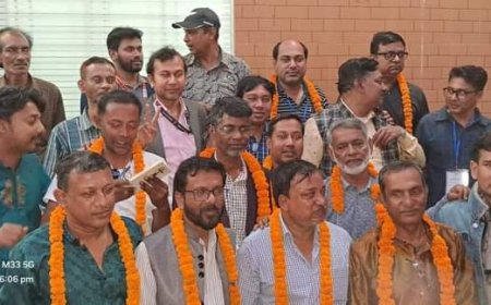 ফরিদপুর প্রেসক্লাব নির্বাচনে সভাপতি কবির,সম্পাদক পিকুল