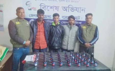 লালমনিরহাটে ফেন্সিডিলসহ আটক ৩