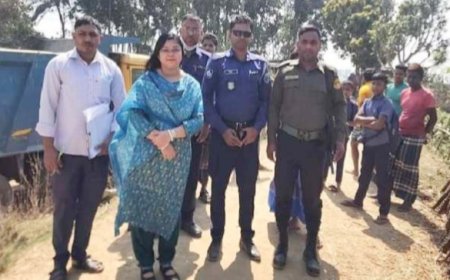 নওগাঁয় ফসলি জমি খনন করে মাটি বিক্রি, ১ জনের জেল