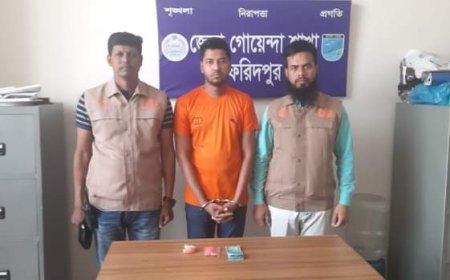 ফরিদপুরে ‌ ডিবি পুলিশের অভিযানে ‌ ৩৫০ পিস ইয়াবা ট্যাবলেট সহ ‌এক মাদক ব্যবসায়ী গ্রেফতার ‌