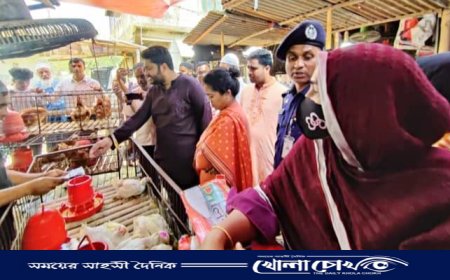 পবিত্র রমজানে বাজার স্থিতি রাখতে নগরকান্দায় মোবাইল কোর্ট পরিচালিত 