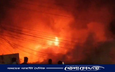 আত্রাইয়ে আগুনে পুড়ে ১টি গরুর মৃত্যু গুরুতর দগ্ধ ২ 