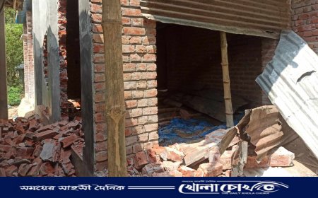 আত্রাইয়ে পূর্ব শত্রুতার জের ধরে বসতবাড়ি ভাংচুর ও লুটপাটের অভিযোগ 