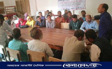 সুন্দরগঞ্জের চন্ডিপুর ইউনিয়নে রেট ক্রিসেন্ত সোসাইটির উদ্যোগে মাসিক সভা অনুষ্ঠিত