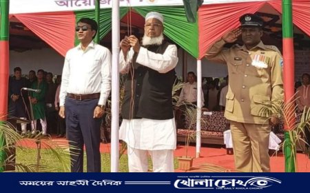 শিবালয়ে যথাযোগ্য মর্যাদায় পালিত হলো মাহান স্বাধীনতা ও জাতীয় দিবস