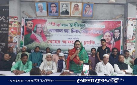 কালীগঞ্জে স্বাধীনতা দিবসে আলোচনা সভা,দোয়া ও ইফতার মাহফিল অনুষ্ঠিত 