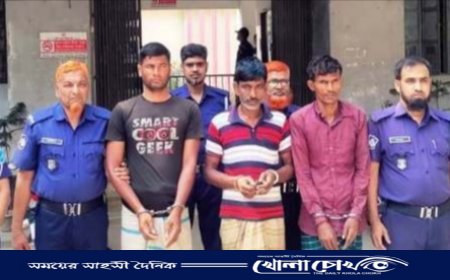 মুকসুদপুরে আন্ত:জেলা ডাকাত দলের ৩ সদস্য গ্রেপ্তার