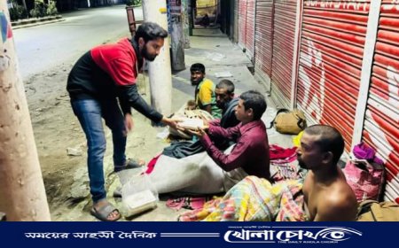 ফরিদপুর জেলা ছাত্রলীগের সেহরি বিতরণ কর্মসূচি অব্যাহত