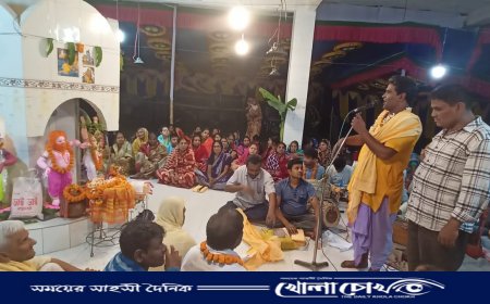মহম্মদপুর নহাটা কালীবাড়ী কৃষ্ণ মন্দিরে ৩৩-তম বার্ষিকী মহানাম যজ্ঞানুষ্ঠান শুরু 