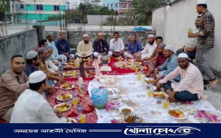 মহান স্বাধীনতা ও জাতীয় দিবস উপলক্ষে আলোচনা দোয়া ও ইফতার অনুষ্ঠিত