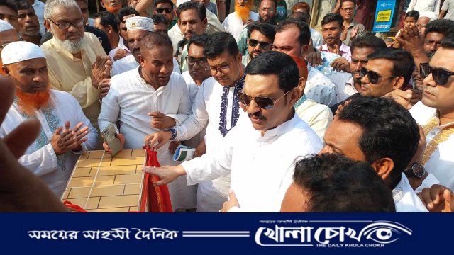 সালথায় তিন কিলোমিটার রাস্তা নির্মাণ  কাজের উদ্বোধন, ব্যয় হবে সাত কোটি টাকা