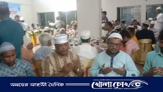 নগরকান্দা থানা পুলিশের আয়োজনে ইফতার ও দোয়া  মাহফিল অনুষ্ঠিত