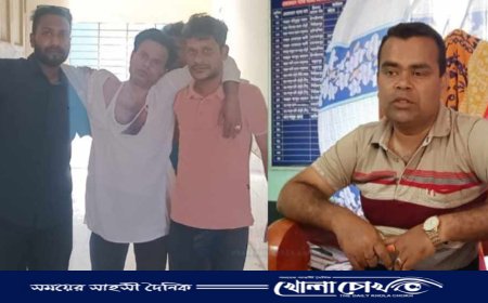 নওগাঁয় চেয়ারম্যানের হামলায় ইউপি সদস্য হাসপাতালে