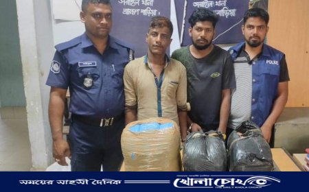সরাইলে ১৪ কেজি গাঁজাসহ ২ জন মাদক ব্যবসায়ী গ্রেফতার