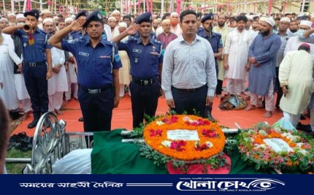 মুকসুদপুর উপজেলাবাসীকে কাঁদিয়ে চির বিদায় নিলেন অ্যাডভোকেট আতিকুর রহমান মিয়া 