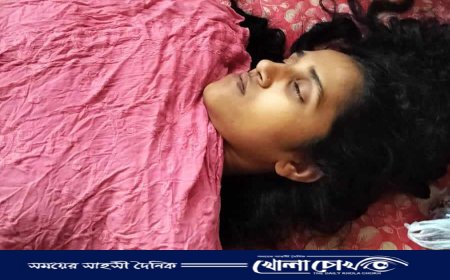 মোবাইলে কথা বলতে না পেরে সালথায় গৃহবধূর আত্মহত্যা