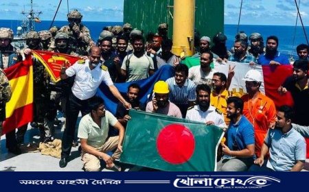 মুক্তি পাওয়া বাংলাদেশী জাহাজ এমভি আব্দুল্লাহ দুবাইয়ে নোঙ্গর করবে ২২ এপ্রিল 