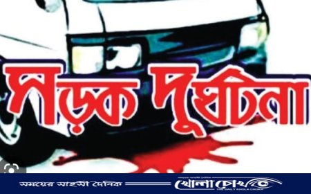 নগরকান্দায় সড়ক দুর্ঘটনায় মা-ছেলে নিহত