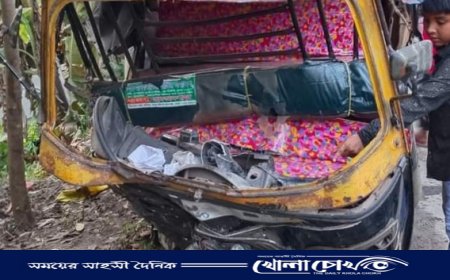 ফরিদপুর সদর উপজেলায় সড়ক দুর্ঘটনায় একজন নিহত, একাধিক ব্যক্তি আহত 