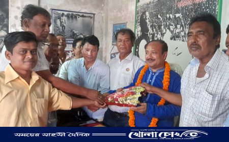 শহীদ স্মৃতি সংরক্ষণ কমিটির নবনির্বাচিত কর্মকর্তাদের সংবর্ধনা প্রদান অনুষ্ঠিত
