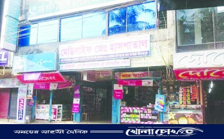 মুকসুদপুরে মেডিলাইফ জেনারেল হাসপাতালে ভুল চিকিৎসায় প্রাণ গেলো মা ও শিশুর