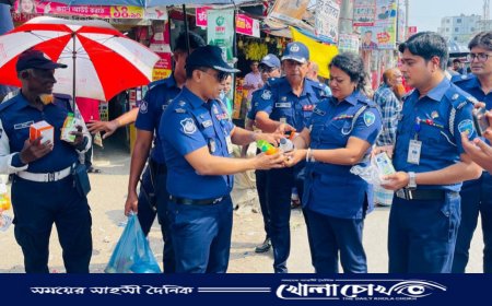 নোয়াখালীতে ট্রাফিক পুলিশ সদস্যদের স্বস্তি দিতে এসপির উদ্যোগ