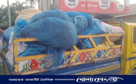 ফরিদপুর নৌ পুলিশের অভিযান ৬ লাখ টাকার কারেন্ট জাল জব্দ,২ জন গ্রেফতার 