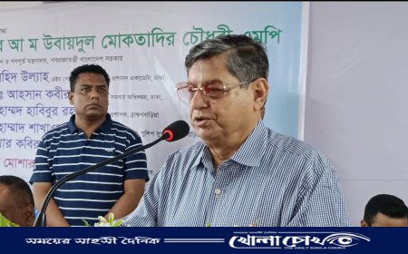ব্রাহ্মণবাড়িয়া সংবর্ধনা অনুষ্ঠানে গণপূর্ত মন্ত্রী-এসটিপি ছাড়া নতুন ভবনের অনুমোদন দেয়া হবেনা