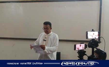 ফরিদপুর প্রেসক্লাবে সংবাদ সম্মেলন করলেন ‌সদর উপজেলা পরিষদে চেয়ারম্যান পদপ্রার্থী রাউফুননবী