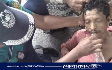 ডিএমপির  ট্রাফিক ওয়ারী বিভাগের মানবতা