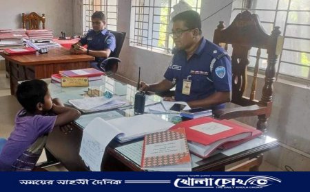 বাবা মায়ের তিক্ত সম্পর্ক, অভিযোগ নিয়ে থানায় হাজির শিশু সন্তান..