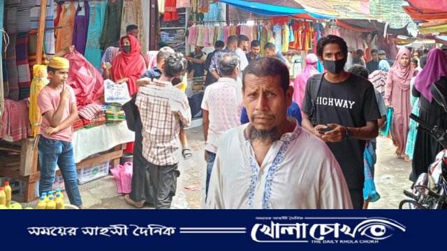 সদরপুরে ঈদের কেনাকাটায় শেষ মূহুর্তের উপচেপড়া ভীড়