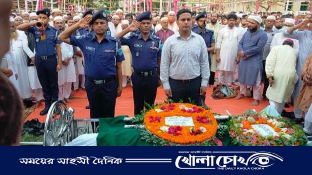 মুকসুদপুর উপজেলাবাসীকে কাঁদিয়ে চির বিদায় নিলেন অ্যাডভোকেট আতিকুর রহমান মিয়া 