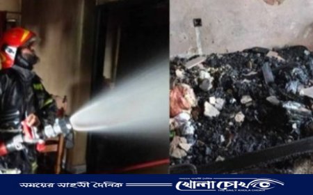 চট্টগ্রামের সীতাকুণ্ডে সাততলা ভবনে আগুন 