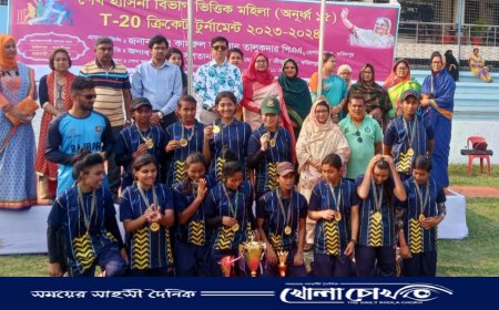 শেখ হাসিনা বিভাগ ভিত্তিক মহিলা অনূর্ধ্ব ১৫ টি-টোয়েন্টি ক্রিকেট টুর্নামেন্ট, চ্যাম্পিয়ন রাজবাড়ি রানার আপ ফরিদপুর 