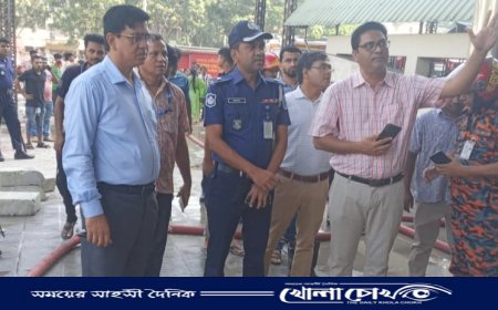 ফরিদপুর বঙ্গবন্ধু শেখ মুজিব মেডিকেল কলেজ হাসপাতালের নতুন ভবনের স্টোর রুমে অগ্নিকাণ্ড  