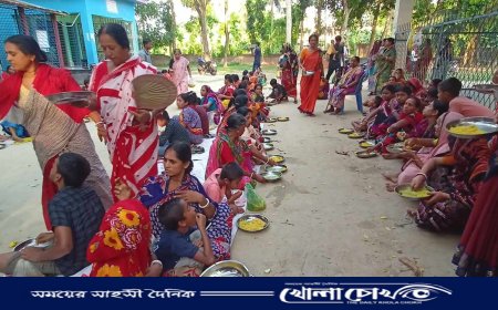 মহম্মদপুর নহাটা শ্মশান কালীবাড়িতে প্রভাতী কীর্তন সম্পন্ন 