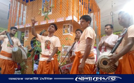 ধলনগরে শুরু হয়েছে ঐতিহ্যবাহী মহানামযজ্ঞ ও গ্রামীণ মেলা