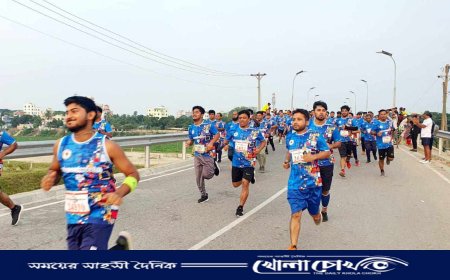 ব্রাহ্মণবাড়িয়ায় ম্যারাথন প্রতিযোগীতা অনুষ্ঠিত